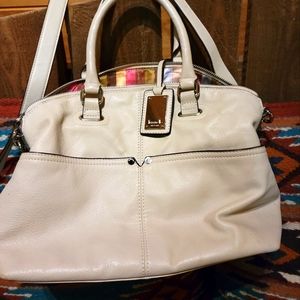 Tignanello leather satchel bag
